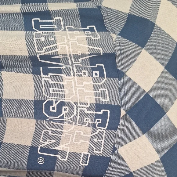 Harley-Davidson Blue and White Checkered Shirt - Picture 5 of 7